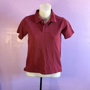 Kids George Burgundy Polo Shirt Size Medium – School Uniform